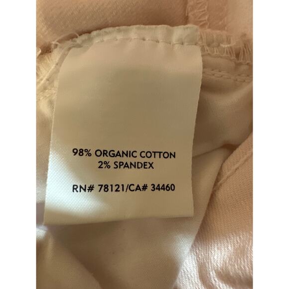 Eileen Fisher Velveteen Pants 8P Petite Organic Cotton‎ Light Pink Stretch Soft - Picture 8 of 8